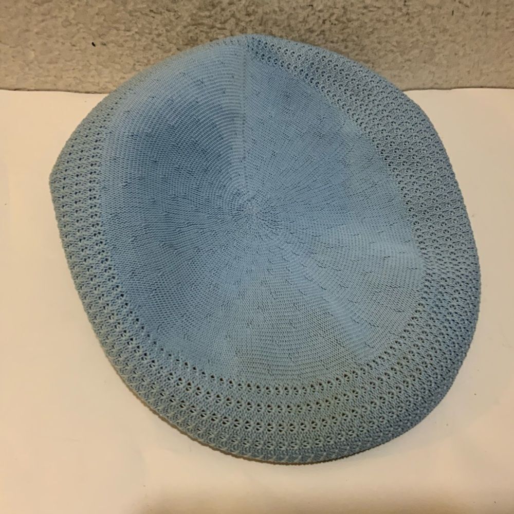 Kangol Men's Tropic 504 Ventair Cap Light Blue Size L MADE IN UK.